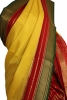 Pure Multi Contrast Mysore Crepe Silk Saree